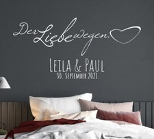 ul26  romantisches Wandtattoo