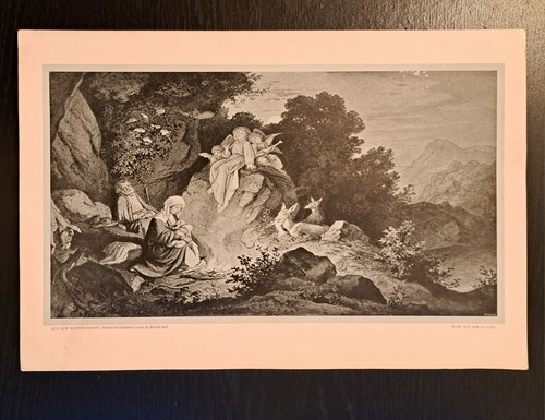 Ludwig richter ruhe auf der - ruhe,