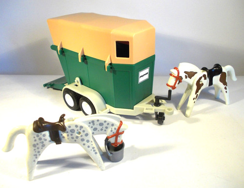 Playmobil pferdeanhänger aus - pferdeanhänger,