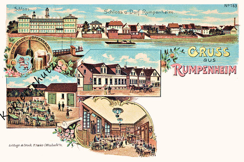 Rumpenhain offenbach - ak,