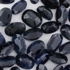 MIDNIGHT BLUE SAPPHIRE OVAL