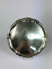 Silberteller 1. Preis Frankfurt O. Jagdspringen 1927 Gebr. Kühn Pokal 800 Antik