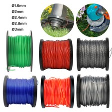 Mähfaden Ersatzfaden Trimmerfaden für Rasentrimmer 1,6mm 2,4mm 2,8mm 3mm