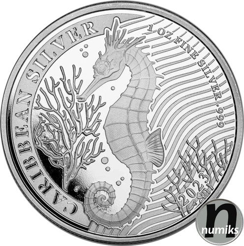 Seepferdchen caribbean silver - caribbean,