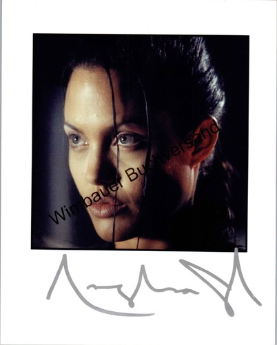 Autogrammfoto angelina jolie - angelina,
