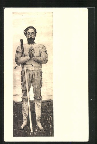 Künstler ferdinand hodler - künstler-ak,