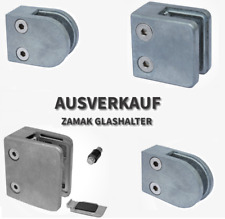 Glasklemme Glashalter Roh Zink ZAMAK Klemmhalter Zinkdruckguss Glas Glasgeländer