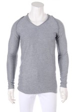 DAMIR DOMA V-Neck Pullover Cashmere 50 grey shades