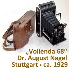 Kamera NAGEL "Vollenda" 68 • ca. 1929 • Optik Anastigmat 6,3 / 10,5 cm Gauthier