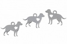  Hund Herz Schmuck Element