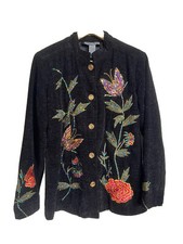 Indigo Moon Jacke, Pailletten u. Bestickt