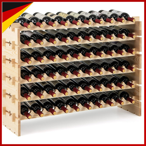 Weinregal holz stapelbar für - stapelbar,