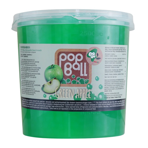 Popping boba grünapfel 2kg - popping, 3,2kg
