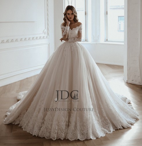 Luxus glitzer duchesse - glitzer, spitze