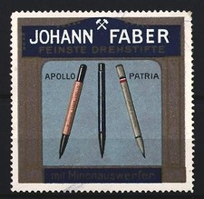 Reklamemarke Johann Faber