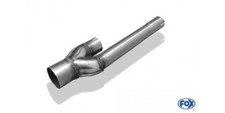 FOX Verbindungsrohr zum Kat 70 auf 2x50mm - Audi A4/S4 B5 Quattro