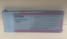Epson T6063 / C13T606300 / Vivid Magenta / Patrone Epson Stylus Pro 4880