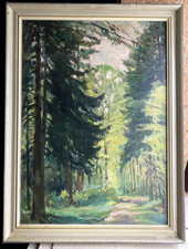 :ÖLGEMÄLDE LICHTUNG WIESEN