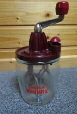 Rührfix Original Glas Bakelit 3/4 Liter 40er-Jahre Handrührgerät Sammlerstück