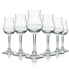 6x Schladerer Schnaps Glas