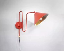 Vintage Rot Wandleuchter