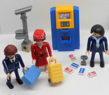 Flughafen Kapitän Stewardess Figuren Ticketautomat Schlüssel Zubehör Playmobil