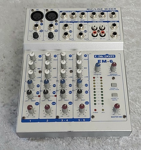 Crypt mischpult dj - mc,