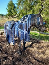 Fransen Ausreitdecke Kaktblut Fliegendecke Mit Halsteil 