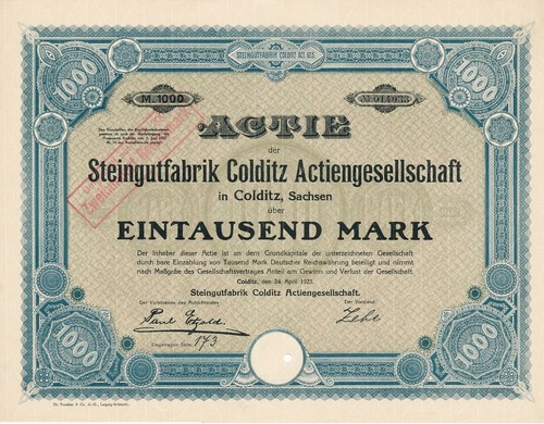 Steingutfabrik colditz - steingutfabrik,