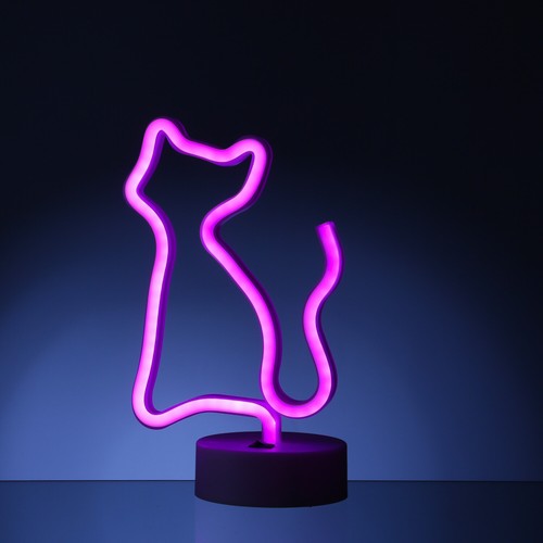 Led neon schild katze - neon,