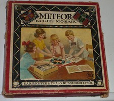 Anker/Richter METEOR Nr.3 Kugel-Mosaik von ca. 1910, Marbles,Tonkugeln  RARITÄT!