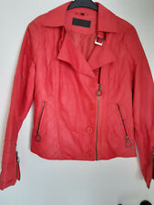 CASA BLANCA Jacke DESIGNER Lederjacke fake Biker Übergangsjacke Outdoor 40 ev 42
