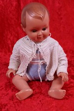 alte Baby Puppe Zelluloid August Haidorfer Mengen Storch 34/38 Celluloid 32 cm
