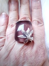 Rauchquarz ring 925 - ring,