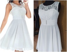 Chiffon Cocktailkleid -