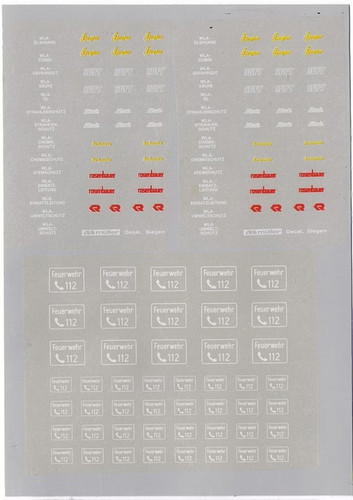 Decals feuerwehr - decals, "feuerwehr