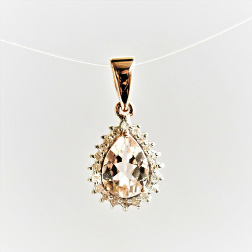 Natural morganite and genuine - morganite,