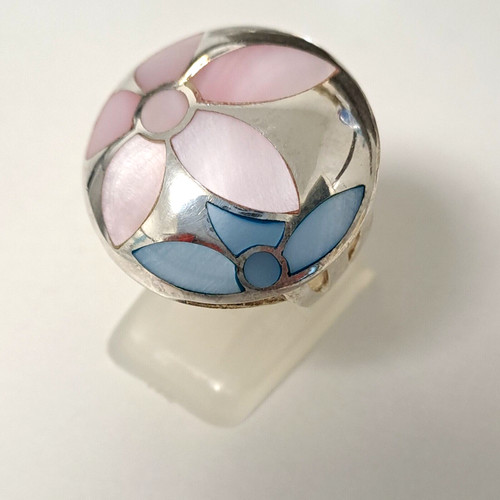 Echt 925 silber ring perlmutt - ring,