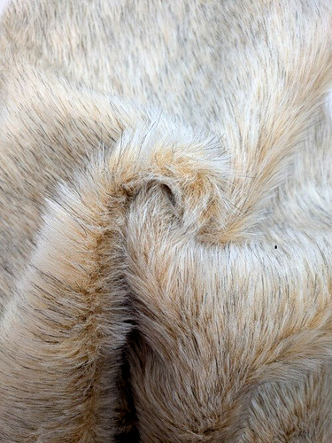 Plüschstoff beige schwarz - plÜschstoff, beige-schwarz