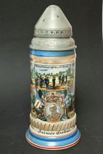 Alter Reservistenkrug FAR 1 München Bayern Krug Bierkrug Schraubdeckel Fuss Art.