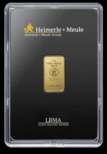 Gramm goldbarren heimerle - 5,