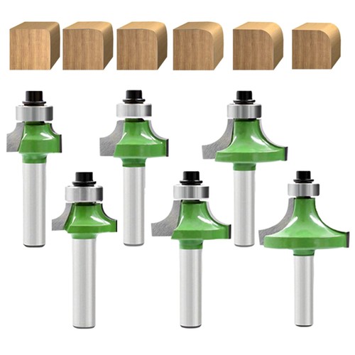Abrundfräser set 8mm schaft - set,