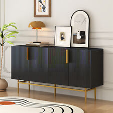 Sideboard mit 4 Türen Kommode Anrichte Schrank Beistellschrank Mehrzweckschrank