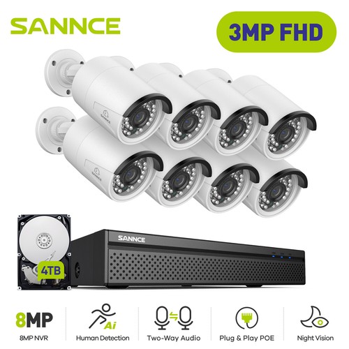 Sannce 3mp poe - 3mp,