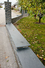 Mauerabdeckung für Gartenmauer / Mauersteine - Schiefer auf Maß zugeschnitten