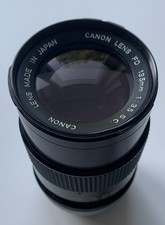 Canon Lens – FD 135mm f/3.5 – Objektiv – Vintage Kamera Linse