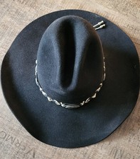 Cowboy-/Westernhut-schwarz-grösse 59