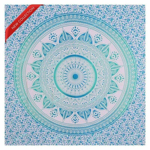 Mandala indischer wandteppich - mandala,