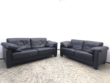 De Sede Ds 17 Garnitur Designersofa Ledersofa Couch Desede Clubleder Schwarz