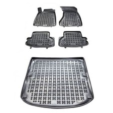 Satz Fußmatten und Matte für